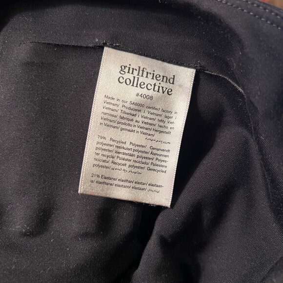 Girlfriend Collective Compressive Black Leggings XS - Picture 6 of 6